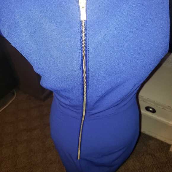 Blue Cocktail Dress - Picture 5 of 6